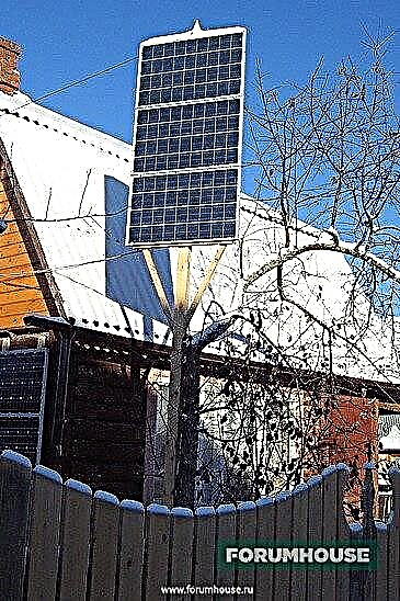Os paneis solares para casas e casas de verán: o principio de funcionamento e selección de compoñentes